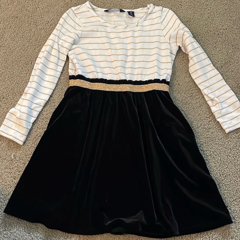 Lands end Girls dress size Small. 7-8. Wore for piano recital.